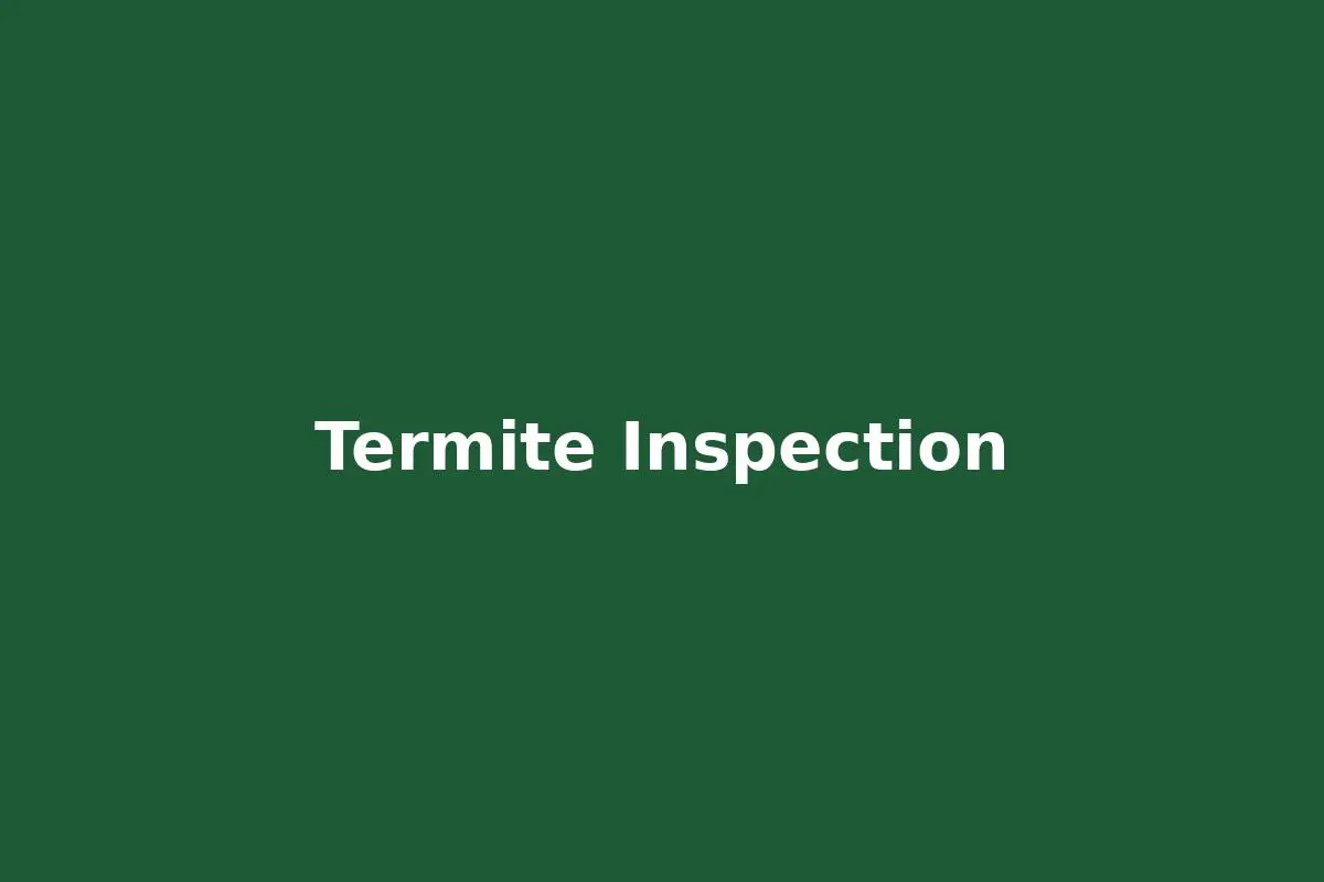Termite inspection and treatment in Zachary Louisiana